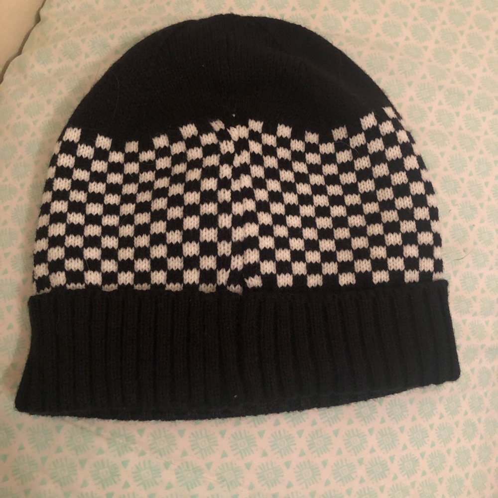 Checkered beanie